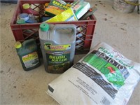 Garden Supplies Used & 1 New Bag of 10-10-10 -