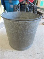 Galvanized Bucket with a Chain - Pick up only