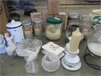 Candle Lot & Some Candle Making Parts