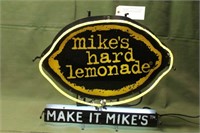 Mike's Hard Lemonade Neon Sign, Works