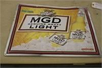 MGD Sign, Approx 24"x20"