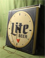 Lite Beer Sign, Does Not Work, Approx 36"x36"