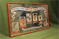 Seagram's Seven Crown Baseball Legends Mirror