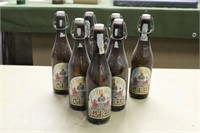 (7) Vintage Glass Root Beer Bottles