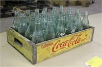 Vintage Coca-Cola Bottles w/Crate