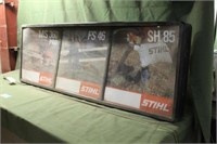Stihl Lighted Sign, Approx 74"x26"x6", Unknown