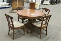 Dining Room Table w/(4) Chairs & 11" Leaf
