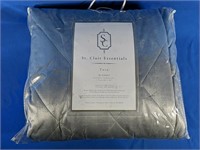 NEW St. Clair Twin Blanket, Grey