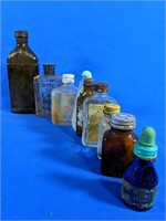 Antique bottles 2"-8"