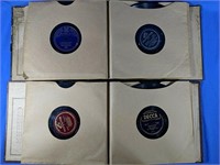 Vintage records in albums 78 rpm