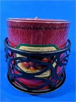 Beautiful cherry scented candle 6"D x 7"H in a