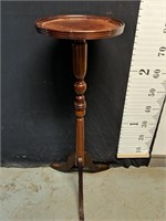 Solid wood plant stand 11"D x 39"H