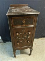 Antique Telephone table stand with 3 drawers on