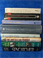 8 assorted history books