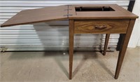 Wooden Sewing table 22" × 18" × 31" H