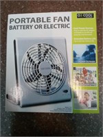 O2 Cool Cool by Design Portable Fan Battery or