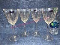Marquis Waterford crystal set of 4 goblets