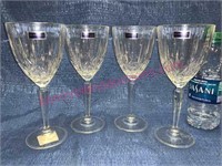 Marquis Waterford crystal set of 4 sparkle goblets