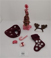 American Girl Doll Dog Coconut Christmas Sets
