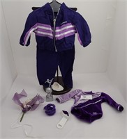 Retired American Girl Doll Gymnastics Outfit Set