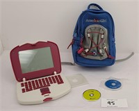 2002 American Girl Doll Backpack & Laptop Set