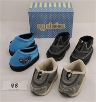 Lot 3 Sets American Girl Doll Shoes Mules