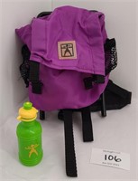 Retired American Girl Doll Backpack & Water Bottle