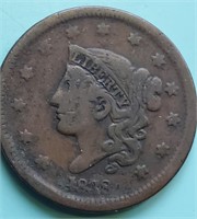 Coronet Large US One Cent Coin 1838 (1)