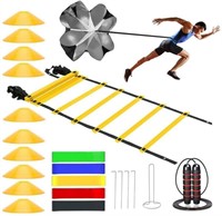 Speed Cones Training & 20ft Agility Ladder Set -