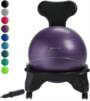 Gaiam Balance Ball Chair, Purple