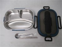 Stainless Steel Lunchbox, Blue