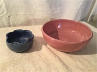 Bybee Pottery 6" & 4" Bowls