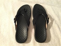New Size 38 Vionics Style Sandals-Black