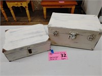 Decorative Wooden Boxes- Lot of Two(2)