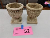 Small Resin Planters- Lot of Two(2)