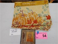 New Fall Placemats &Tile Sign- Lot of Seven(7)