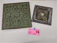 Metal Wall Art- Lot of Two(2)