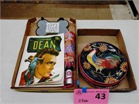 James Dean Book, Umbrella, Dog Sign,