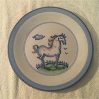 M.A.Hadley 11" Dinner Plate-Horse