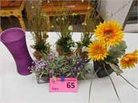 Misc. Floral Decor- Lot of Six(6)