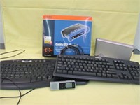 Keyboards, Router, Hard Drive, & More