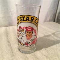 Vintage Gold Star Chili Pete Rose Glass