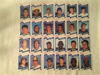 Complete Set 1987 M&M Star Lineup Baseball Cards