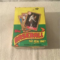 1987 Topp's Baseball Wax Box-36 Packs Unopened