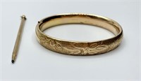 Gold Filled Bangle and Pencil