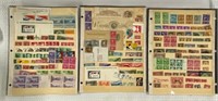 3 Pages of Assorted Collectable Stamps