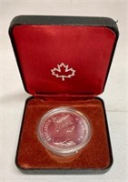 1980 Canadian Silver Dollar Coin