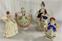 4 Assorted Figurines