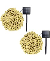 Vmanoo 2 Pack Solar String Lights 72ft 22m 200