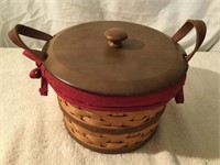 Longaberger Small Bushel Basket/Lid/Liner